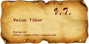 Veiss Tibor névjegykártya